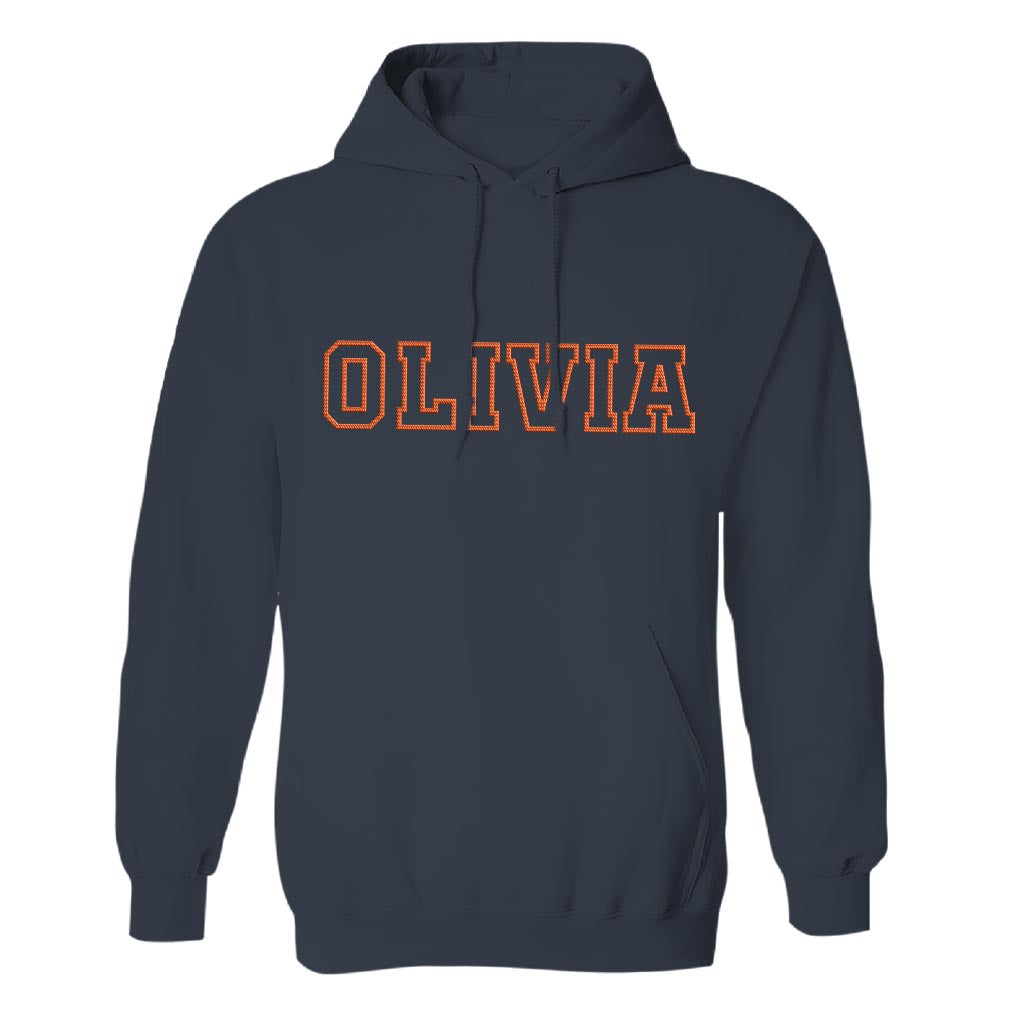 Personalisierter Hoodie mit Stickerei – bestickt mit dem Namen Ihrer besten Freundin