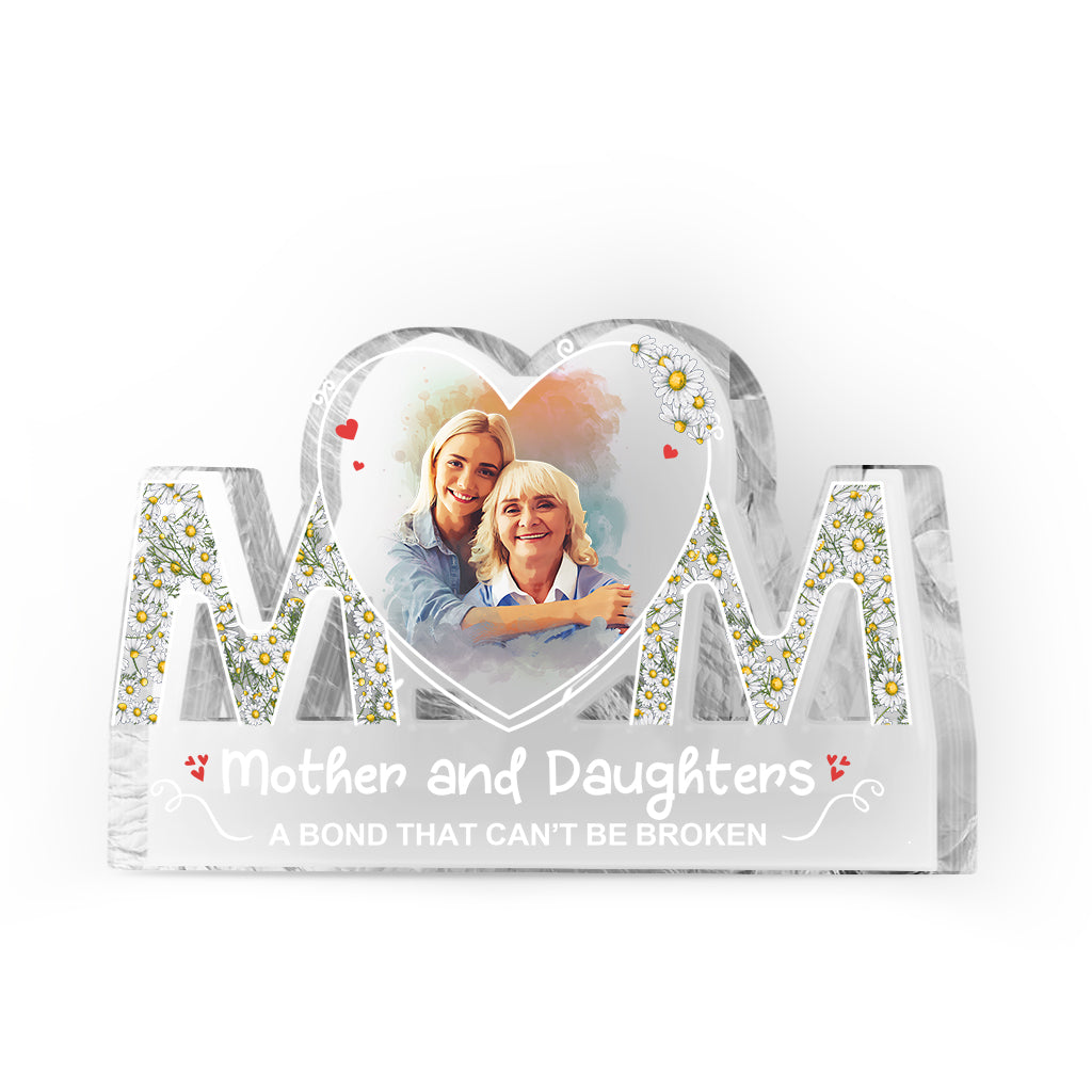 Mother And Daughter Son - Personalized Mother Custom Shaped Acrylic Plaque