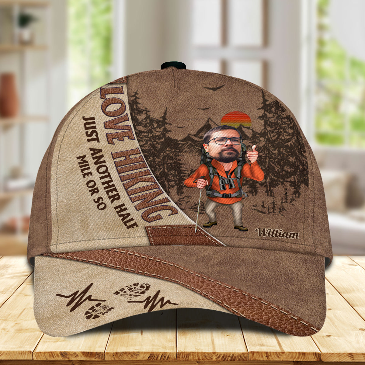 Encore un demi-kilomètre environ - Casquette de randonnée classique personnalisée
