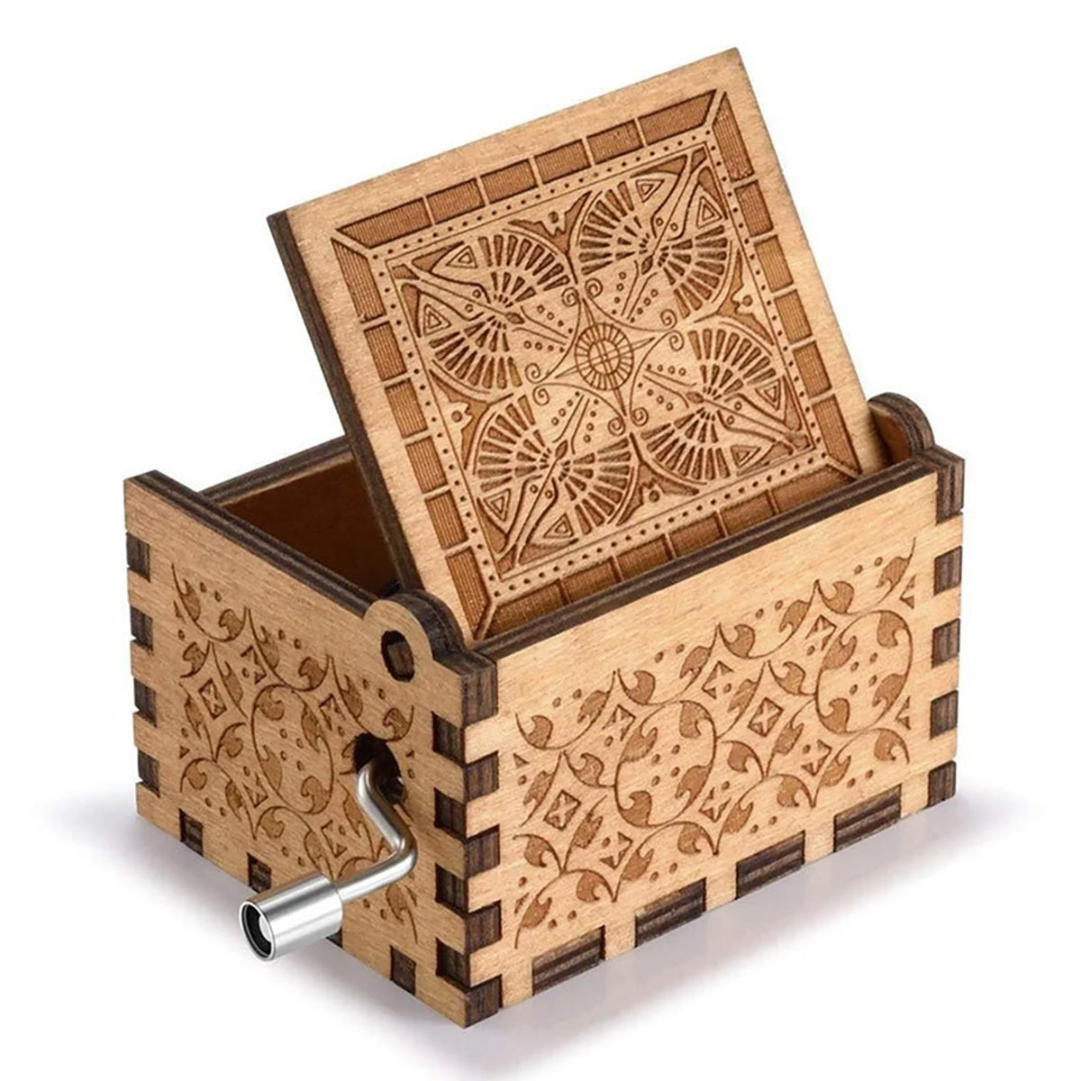 Listen To The Song - Personalized Dog Hand Crank Music Box