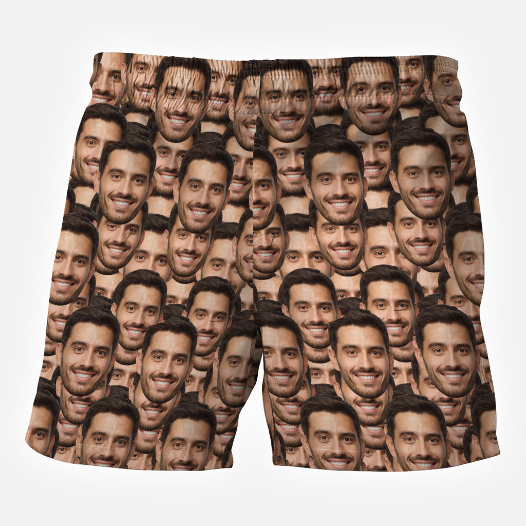 Custom Face Pattern - Personalized Men Shorts