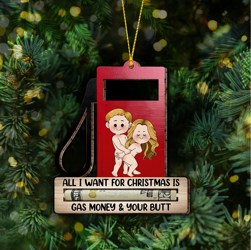 All I Want For Christmas - gift for husband, boyfriend, wife, girlfriend - Personalized Ornament