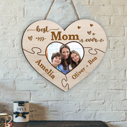 Best Nana Ever - Gift for grandma, grandpa, mom, dad, aunt, uncle, sister, brother - Personalized Wood Sign