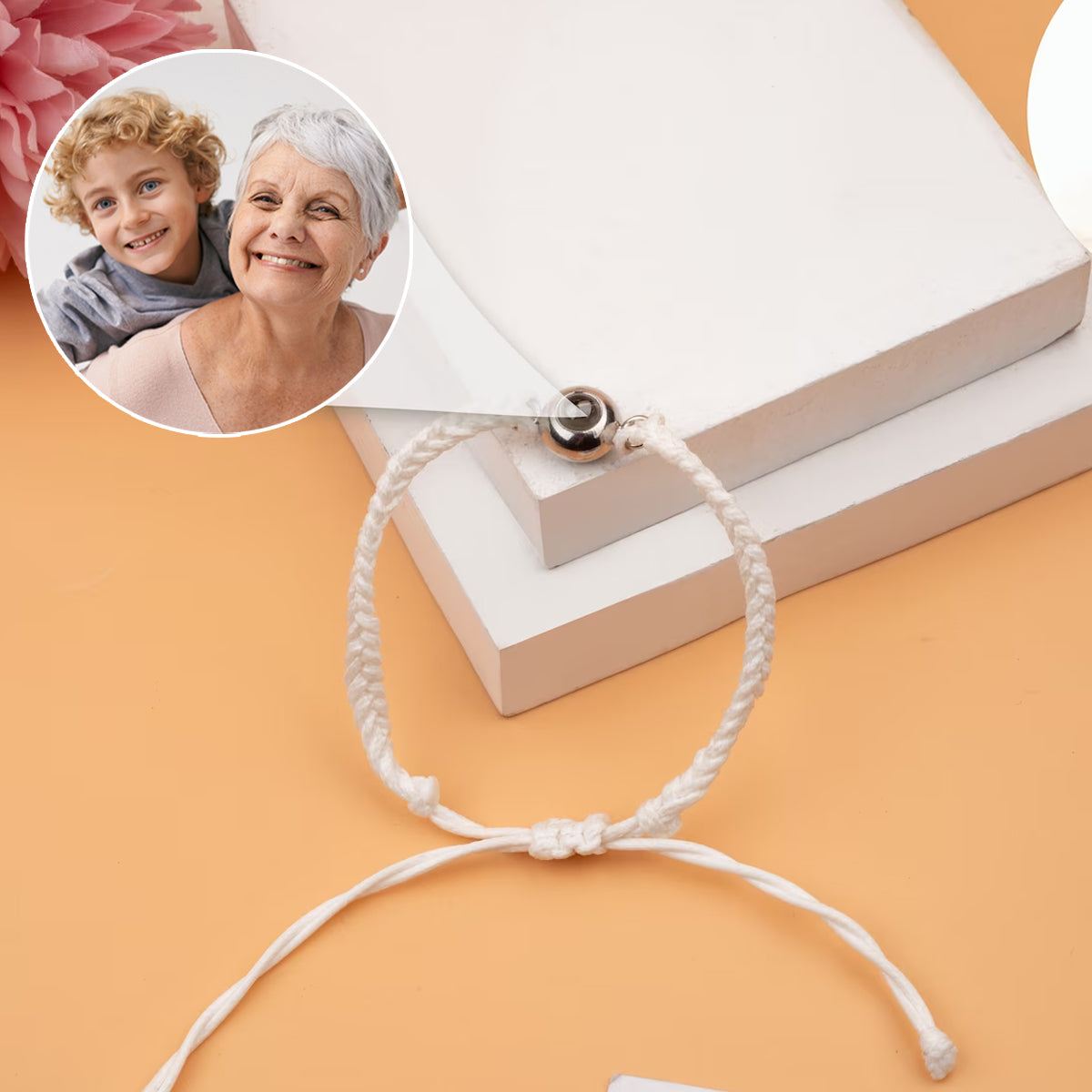 Liebling - Personalisiertes Enkel-Projektionsarmband