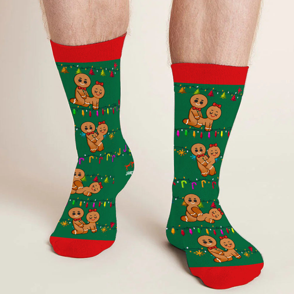 Let's Be Naughty - Personalized Couple Socks