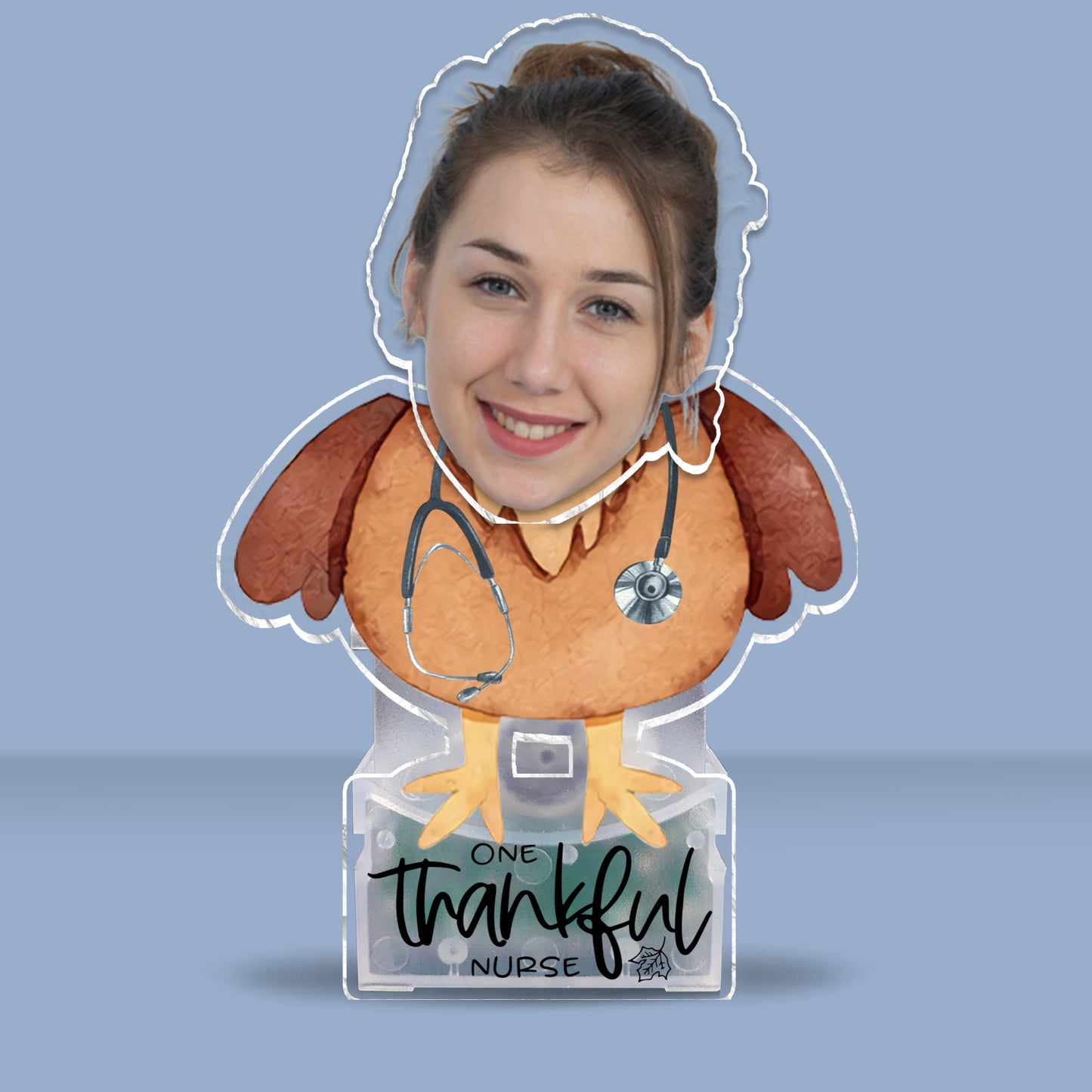 One Thankful Nurse - Personalized Nurse Custom Shaking Head
