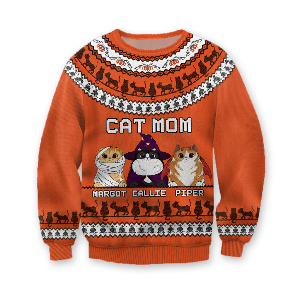 Maman Chat - Pull moche personnalisé pour chat