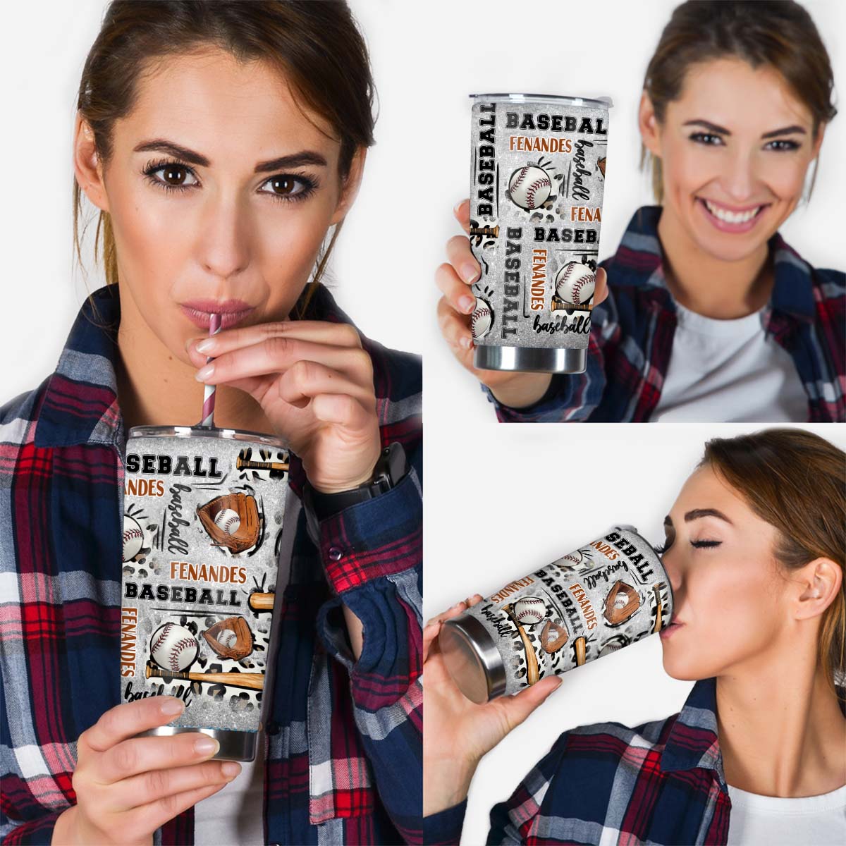 In My Baseball Era - Personalized Baseball Tumbler
