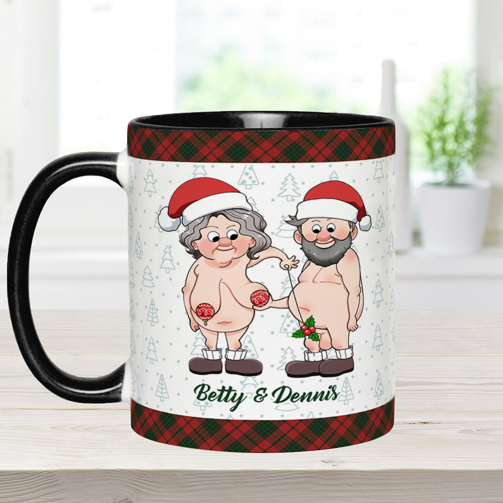 I’m Growing Old With You - Personalized Couple Accent Mug