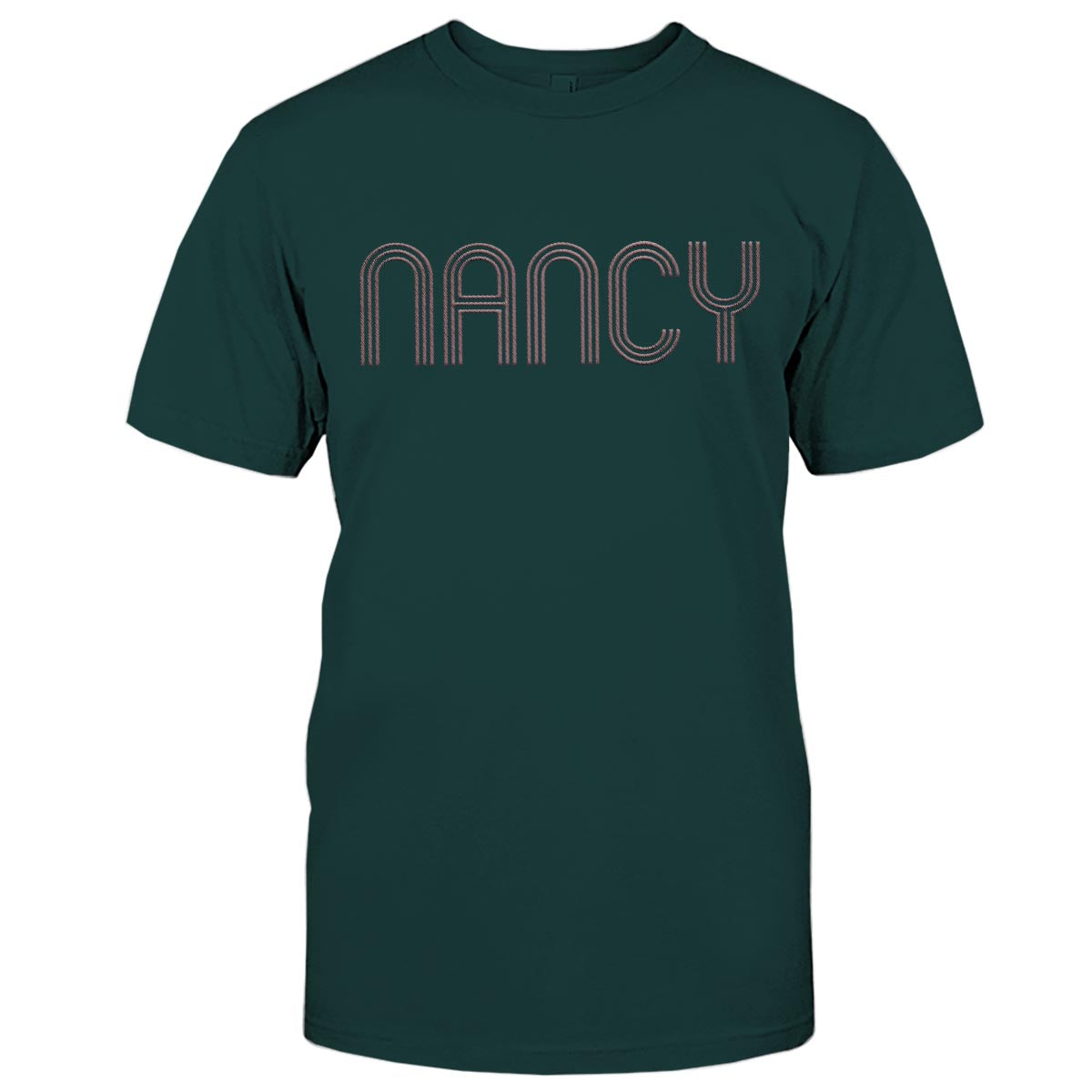 T-shirt brodé personnalisé avec nom - Bestie