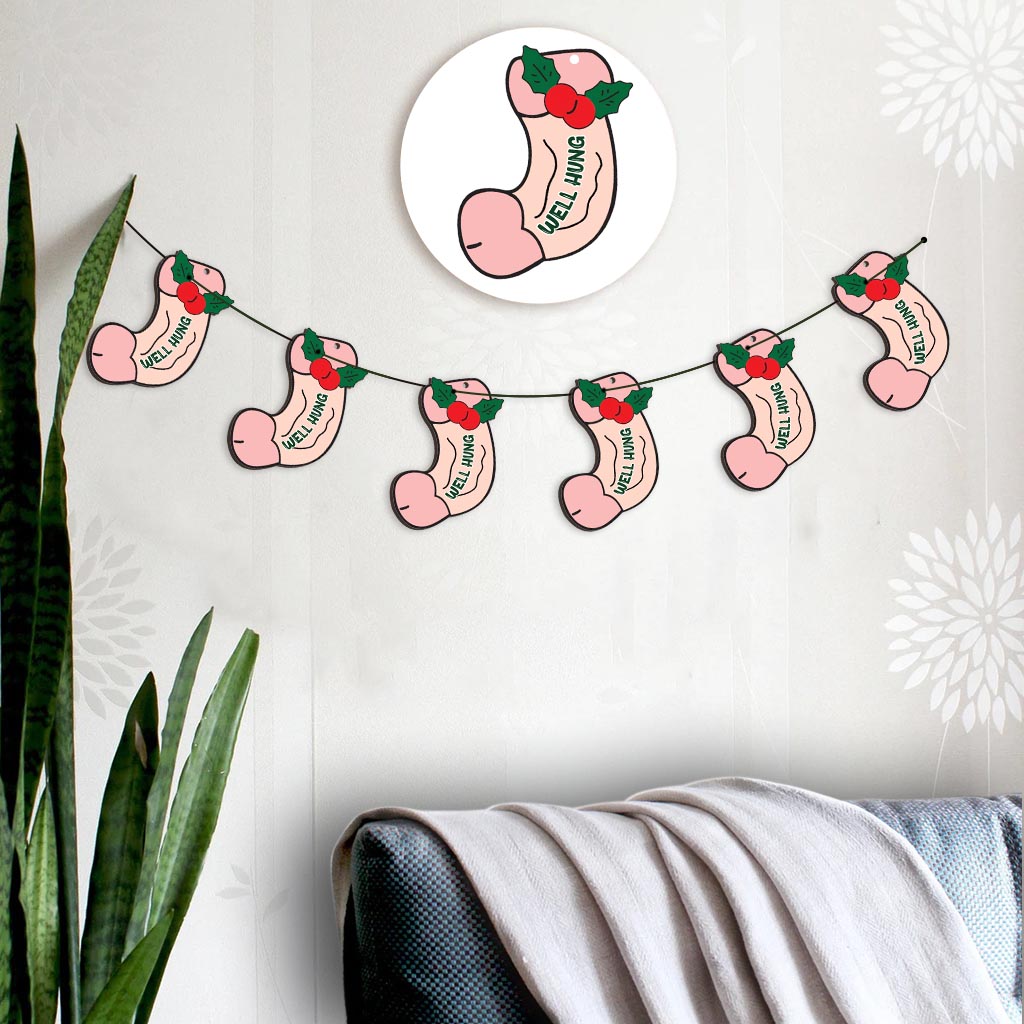 Well Hung - Personalized Couple Garland