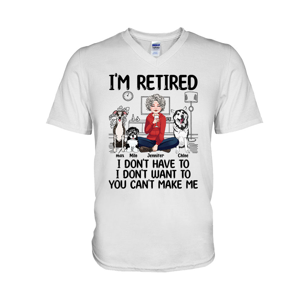 Ich bin im Ruhestand – Personalisiertes Rentner-T-Shirt & Hoodie