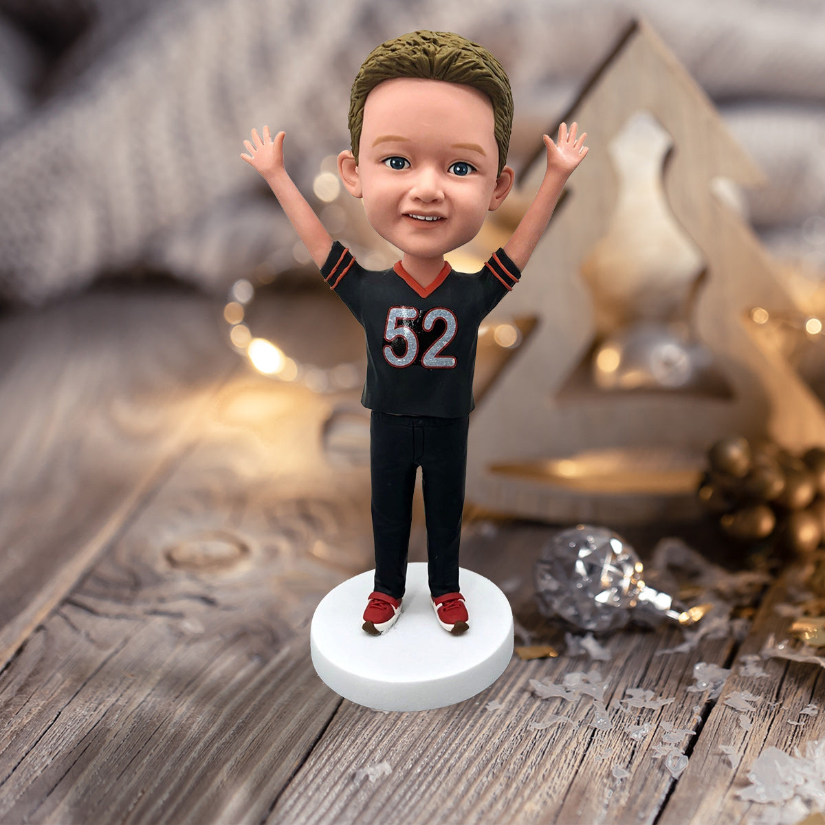 Meilleur petit-fils du monde - Cadeau pour petit-fils - Figurine à tête oscillante personnalisée
