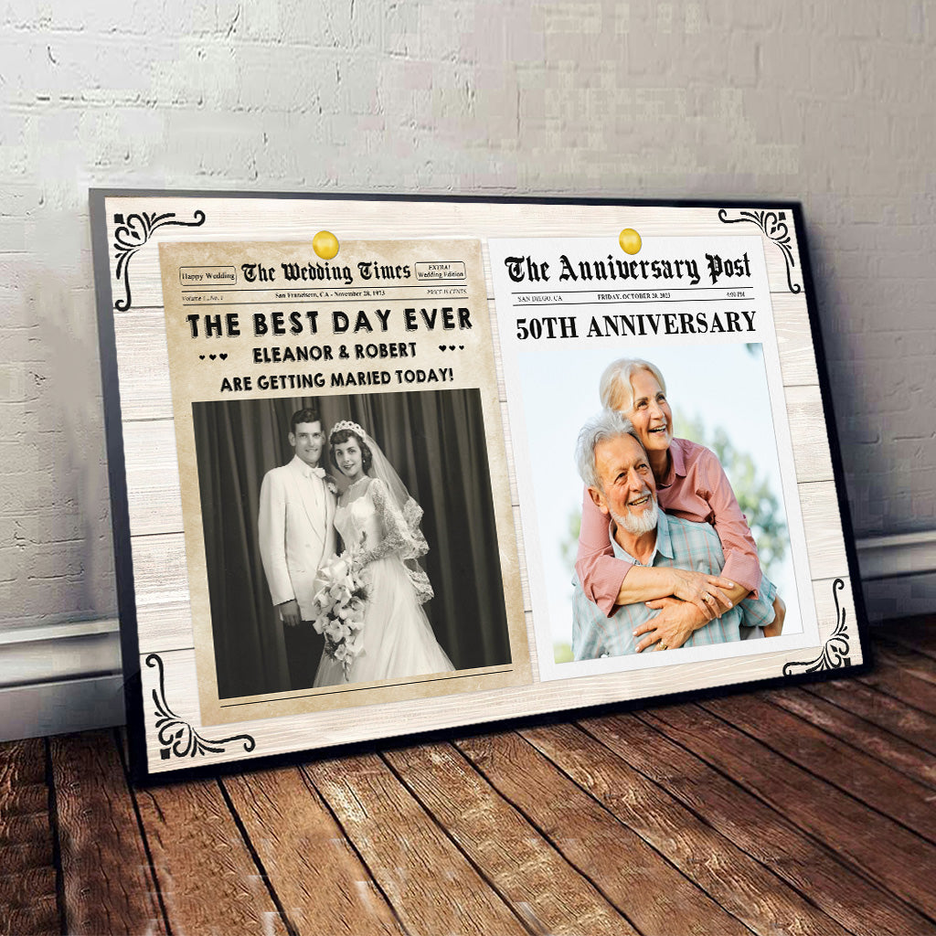 The Post! - Personalized Husband And Wife Canvas And Poster