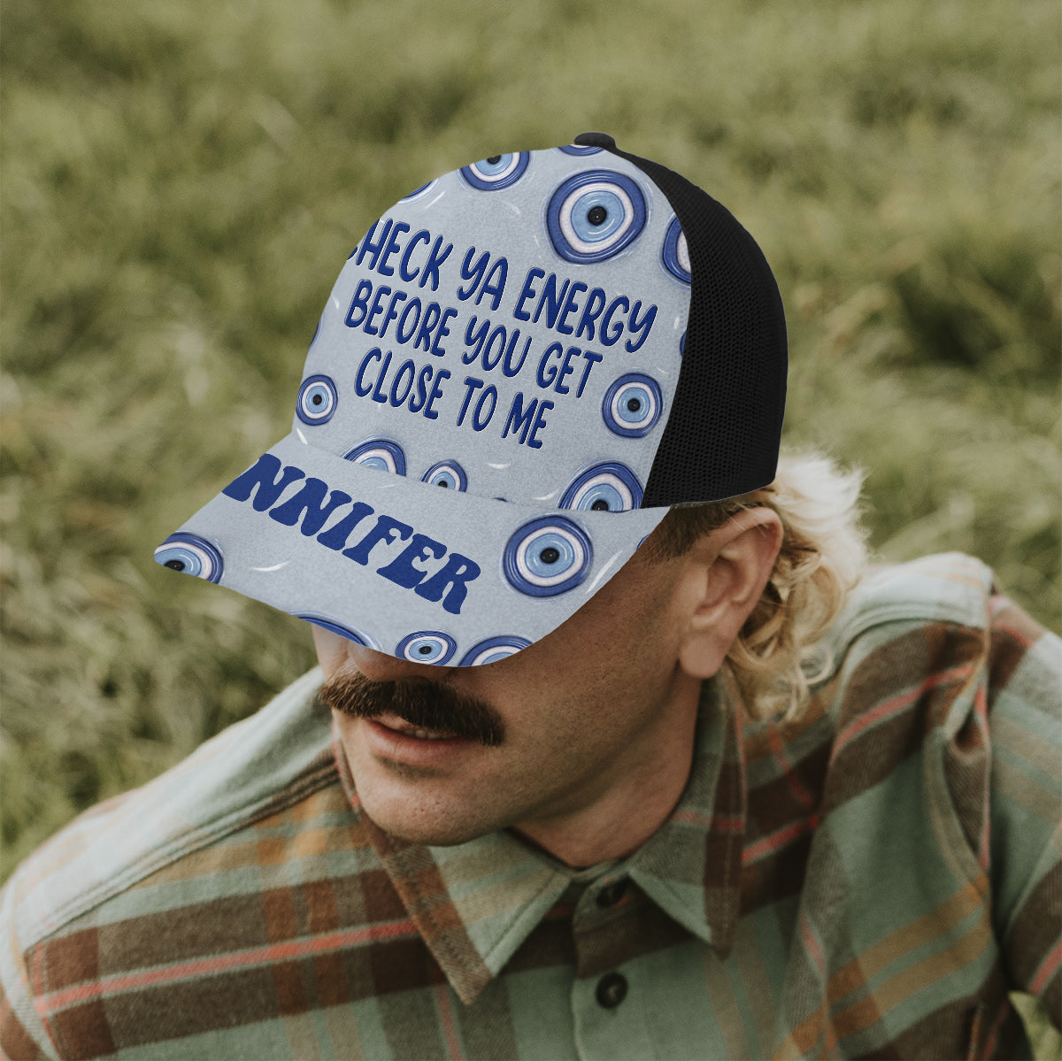 Check Ya Energy - Personalized Witch Trucker Hat