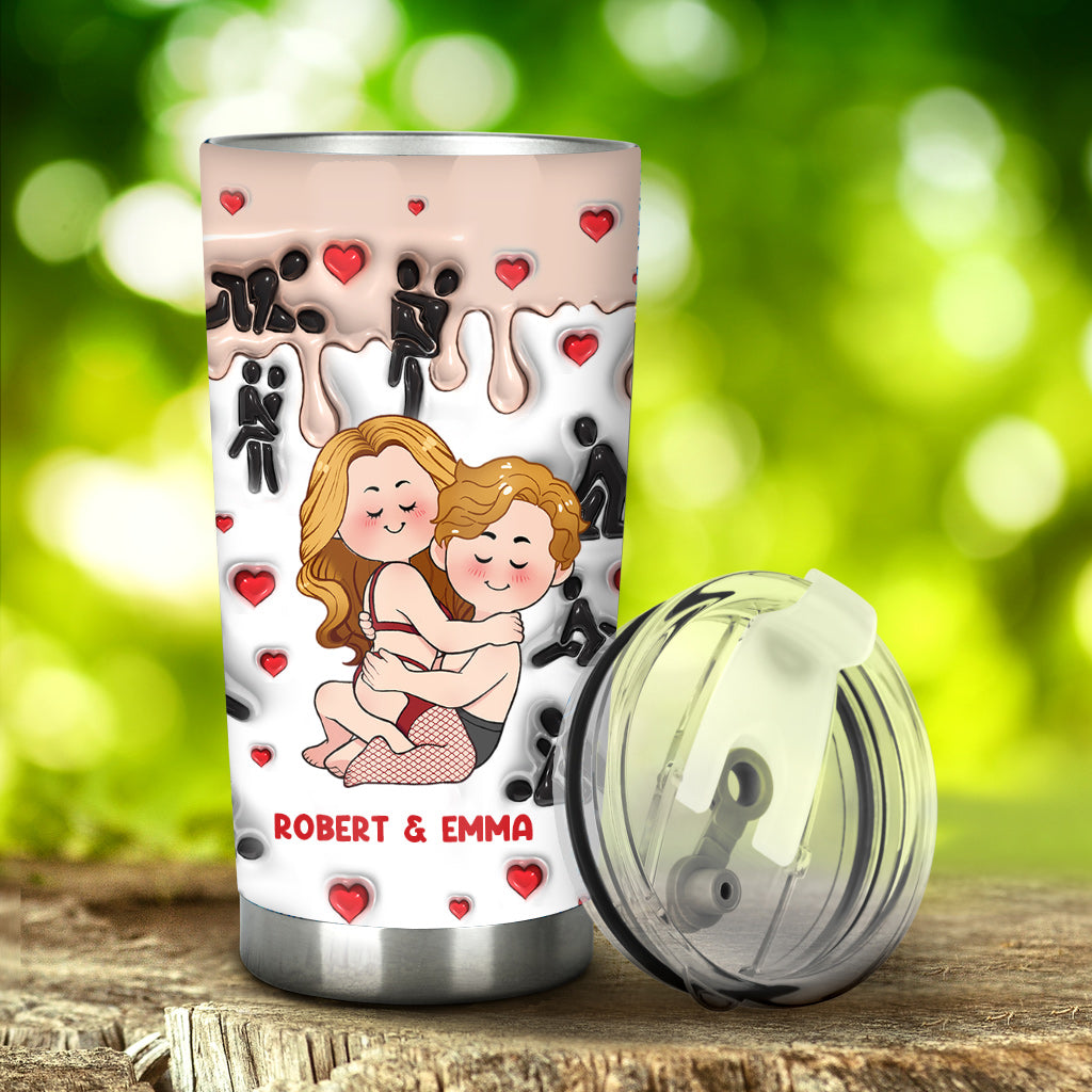 My Favorite Thing To Do Is You - Personalized Couple Tumbler