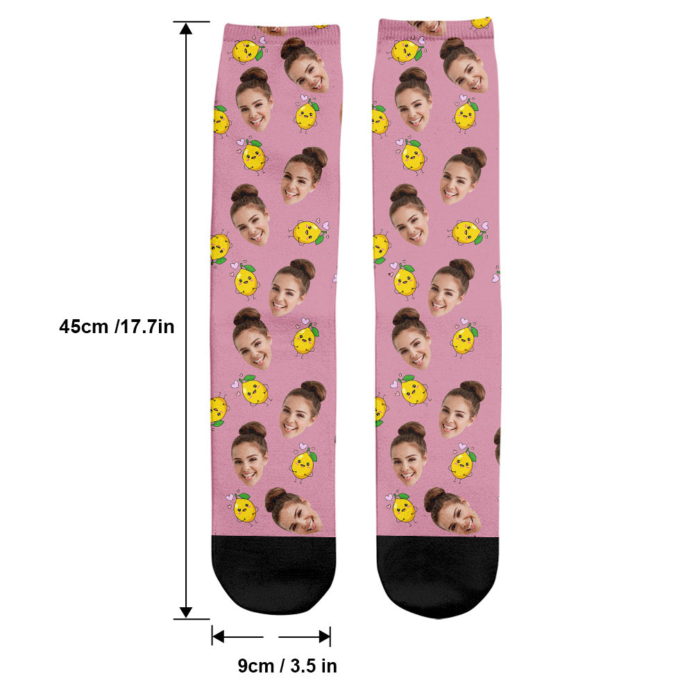 Funny Icon Pattern - Personalized Mother Socks