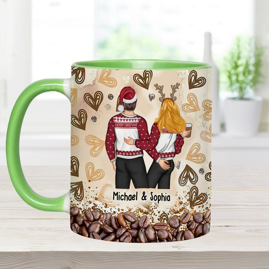 My Wife Is Hotter Than This Coffee - Personalized Couple Accent Mug
