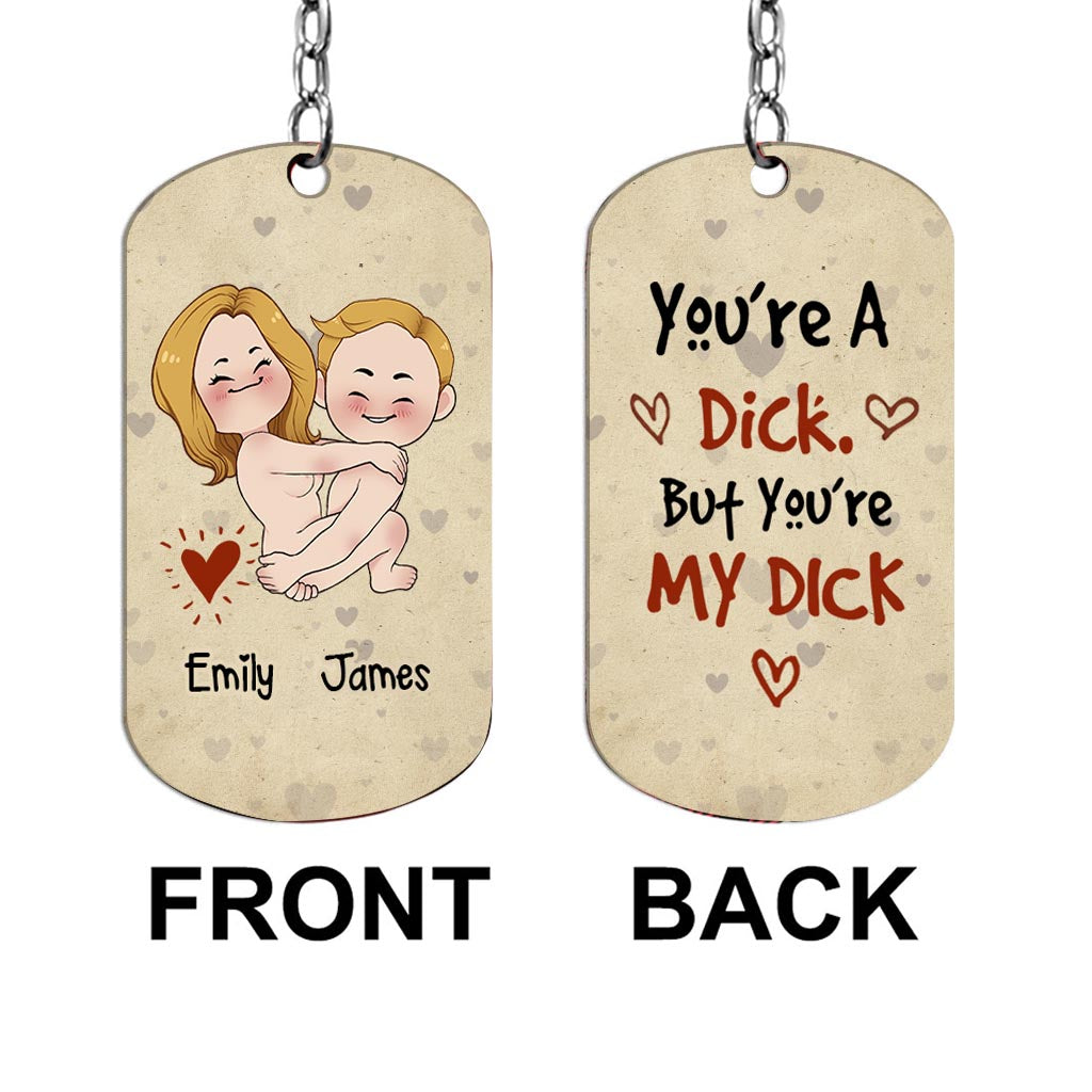 I Hope Your Day Is Nice As My Your Butt - Personalized Couple Stainless Steel Keychain