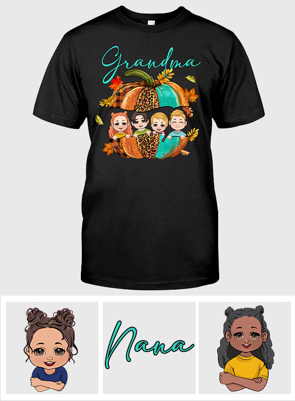 Oma – Personalisiertes Thanksgiving-T-Shirt und Hoodie