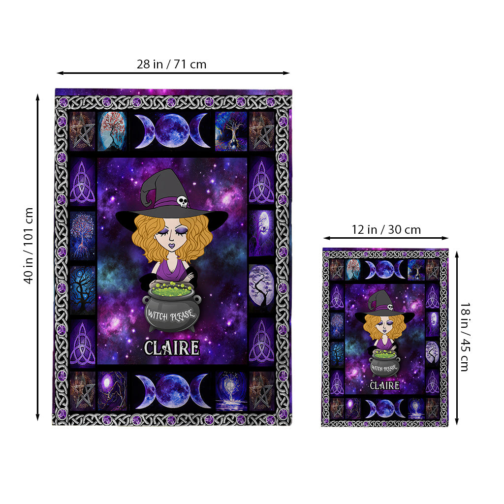 Witch Please - Personalized Witch Garden Flag