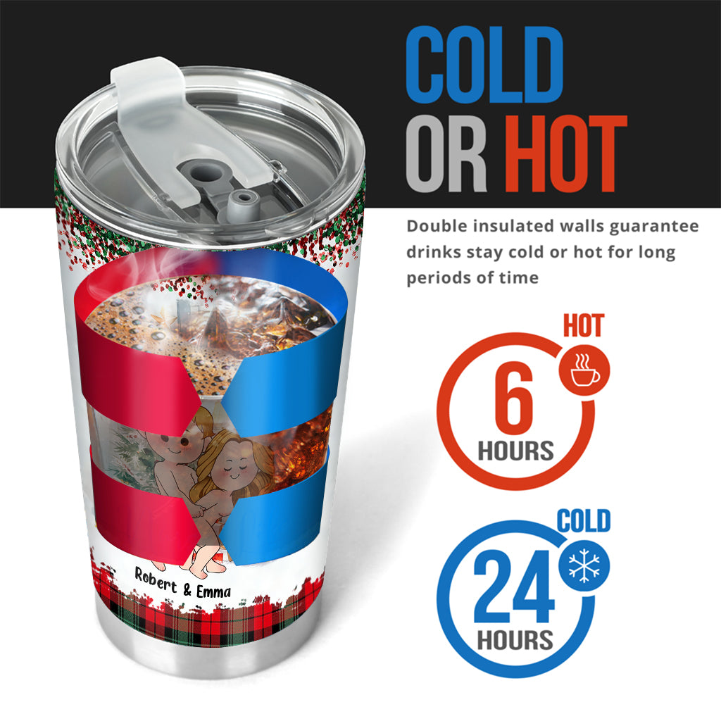 All I Want For Christmas Is To Touch Your Butt It’s Nice - Personalized Couple Tumbler