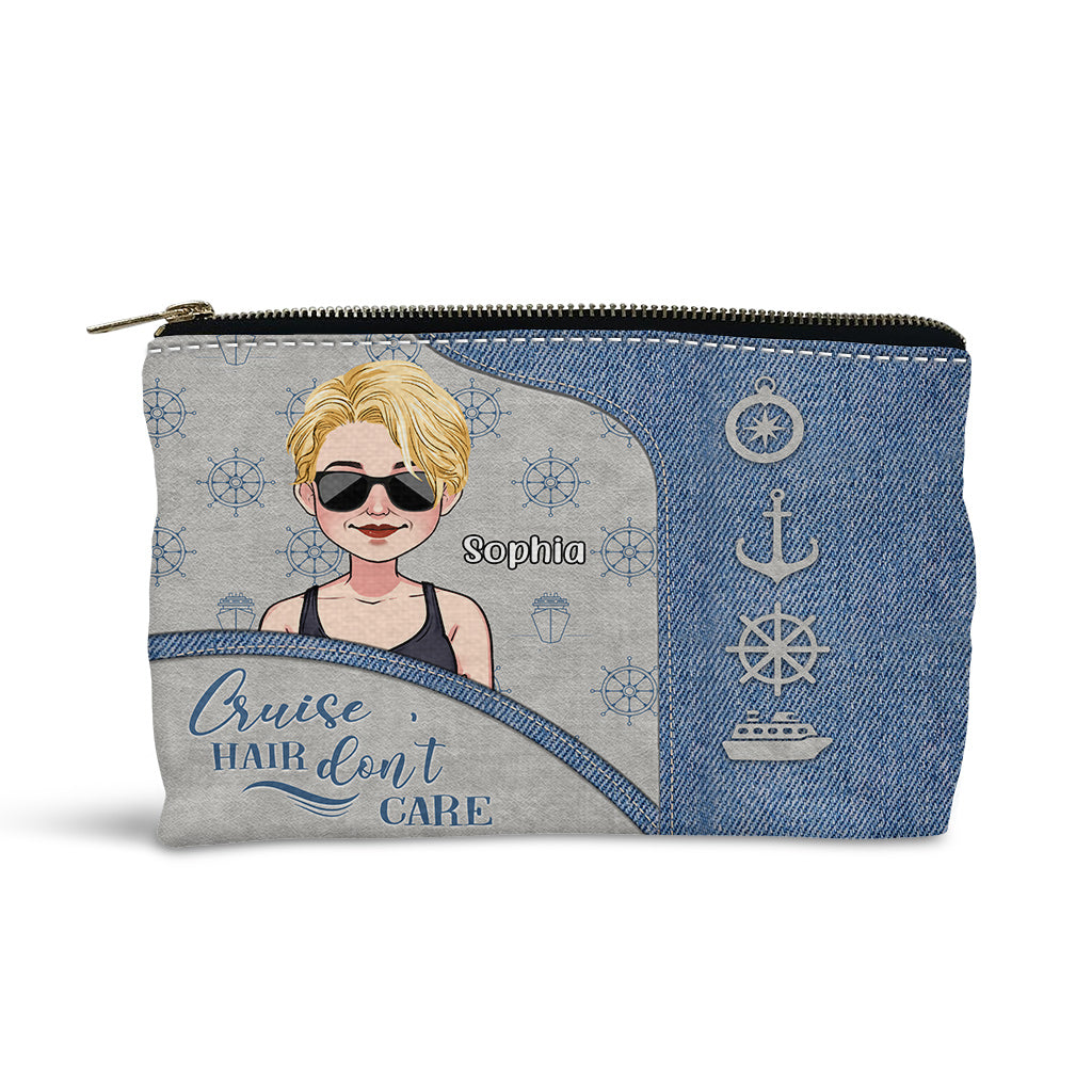 Cheveux de croisière, on s'en fiche ! - Pochette de croisière personnalisée