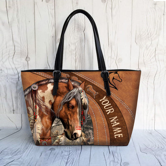Liebe Pferde – Personalisierte Pferdeledertasche