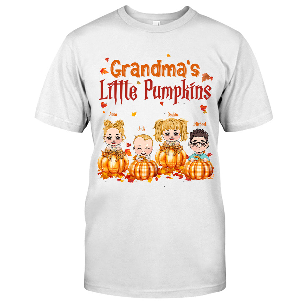Les petites citrouilles de grand-mère - T-shirt et sweat à capuche personnalisés pour grand-mère