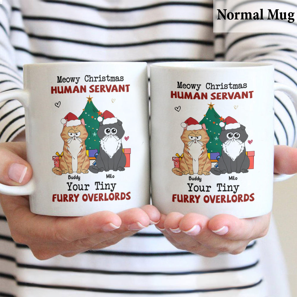 Miau-Weihnachten – Personalisierte Katzentasse