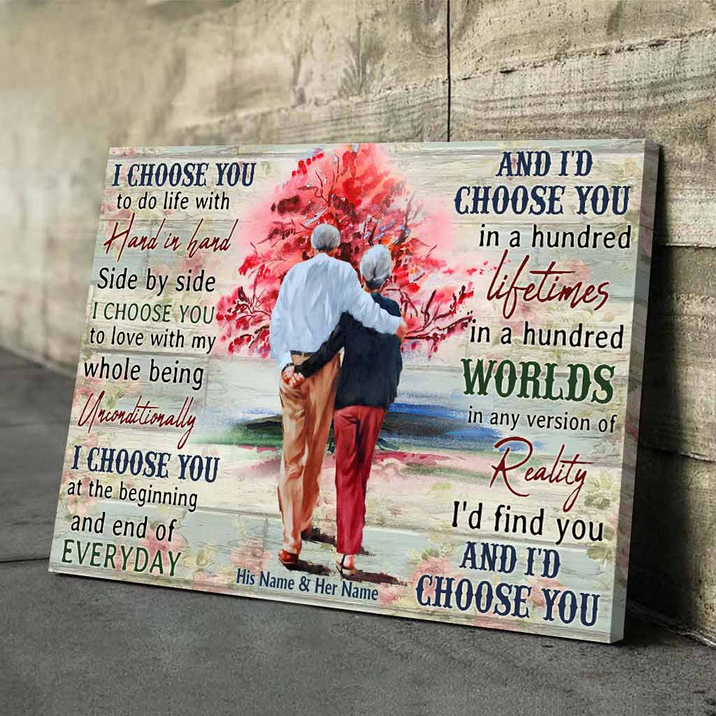 Until The End Of Our Lives - Personalized Couple Poster