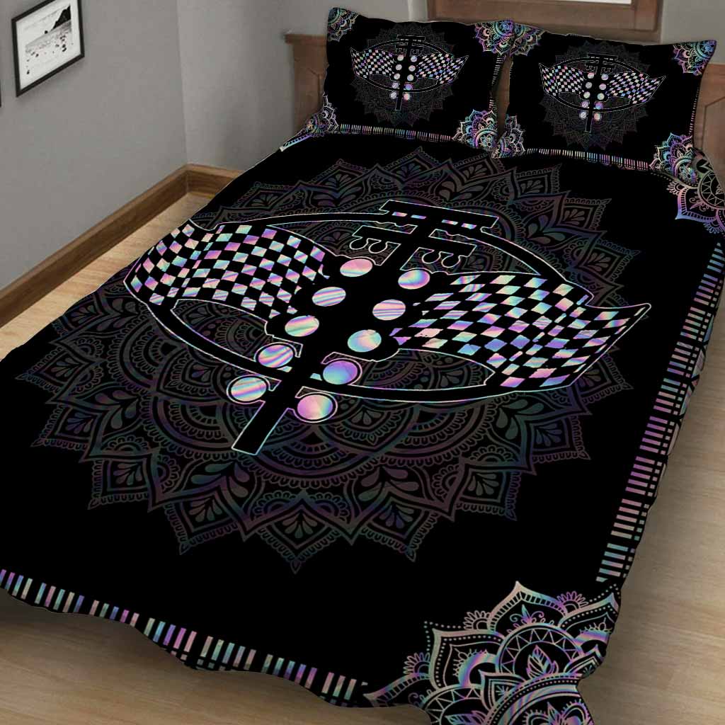 Magic Night Racing Quilt-Bettwäsche-Set