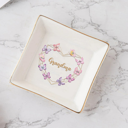 Grandma Mama - Personalized Mother's Day Grandma Jewelry Dish