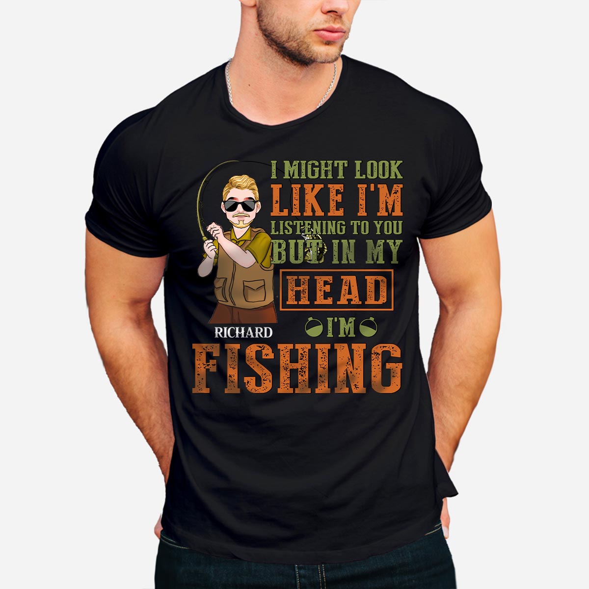 Je pourrais ressembler à ça - T-shirt et sweat à capuche de pêche personnalisés