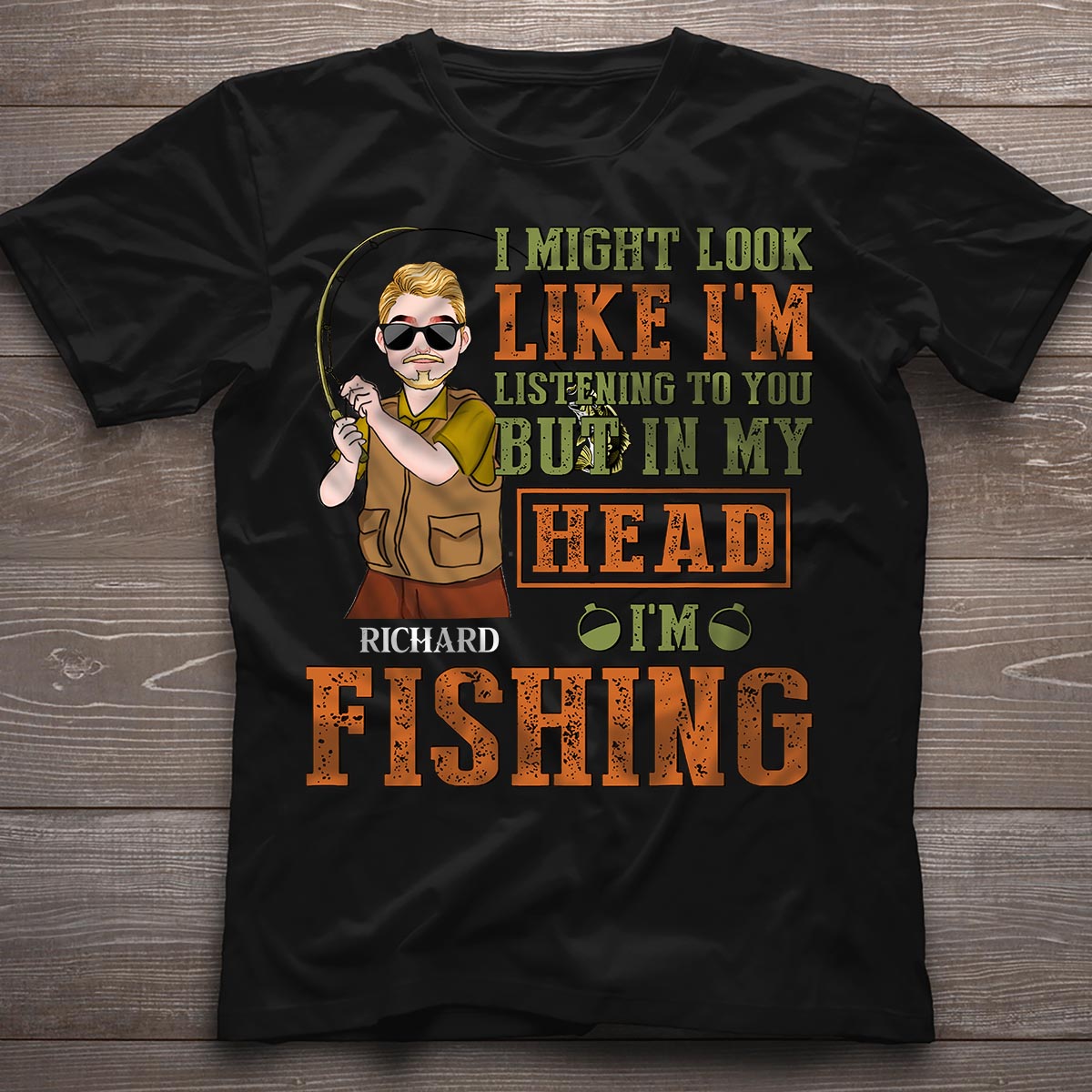 Je pourrais ressembler à ça - T-shirt et sweat à capuche de pêche personnalisés