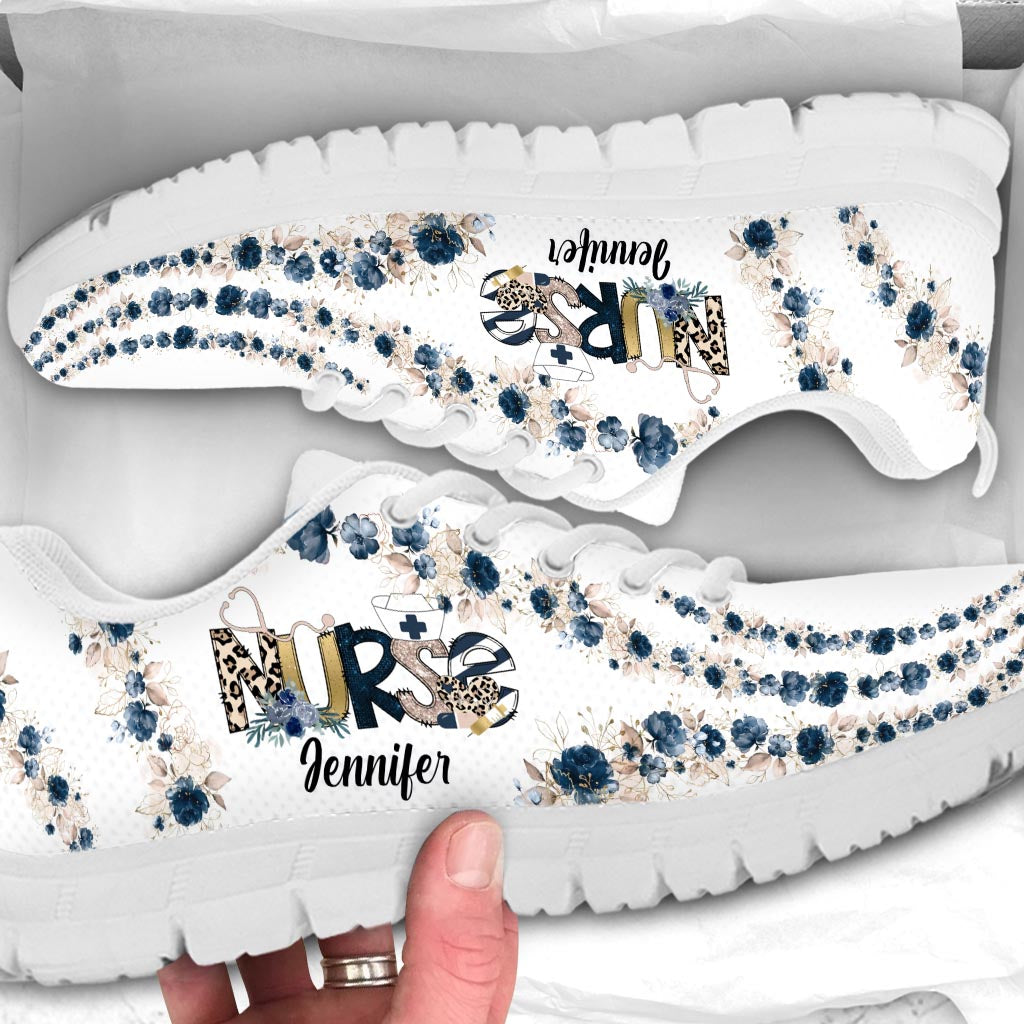 Vie d'infirmière - Baskets personnalisées pour infirmières