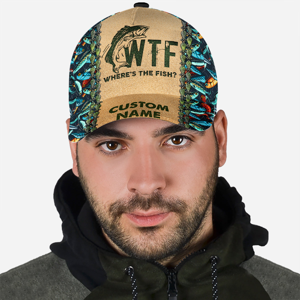 WTF – Personalisierte Angel-Klassiker-Kappe