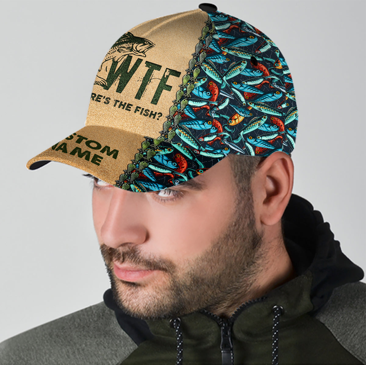 WTF – Personalisierte Angel-Klassiker-Kappe