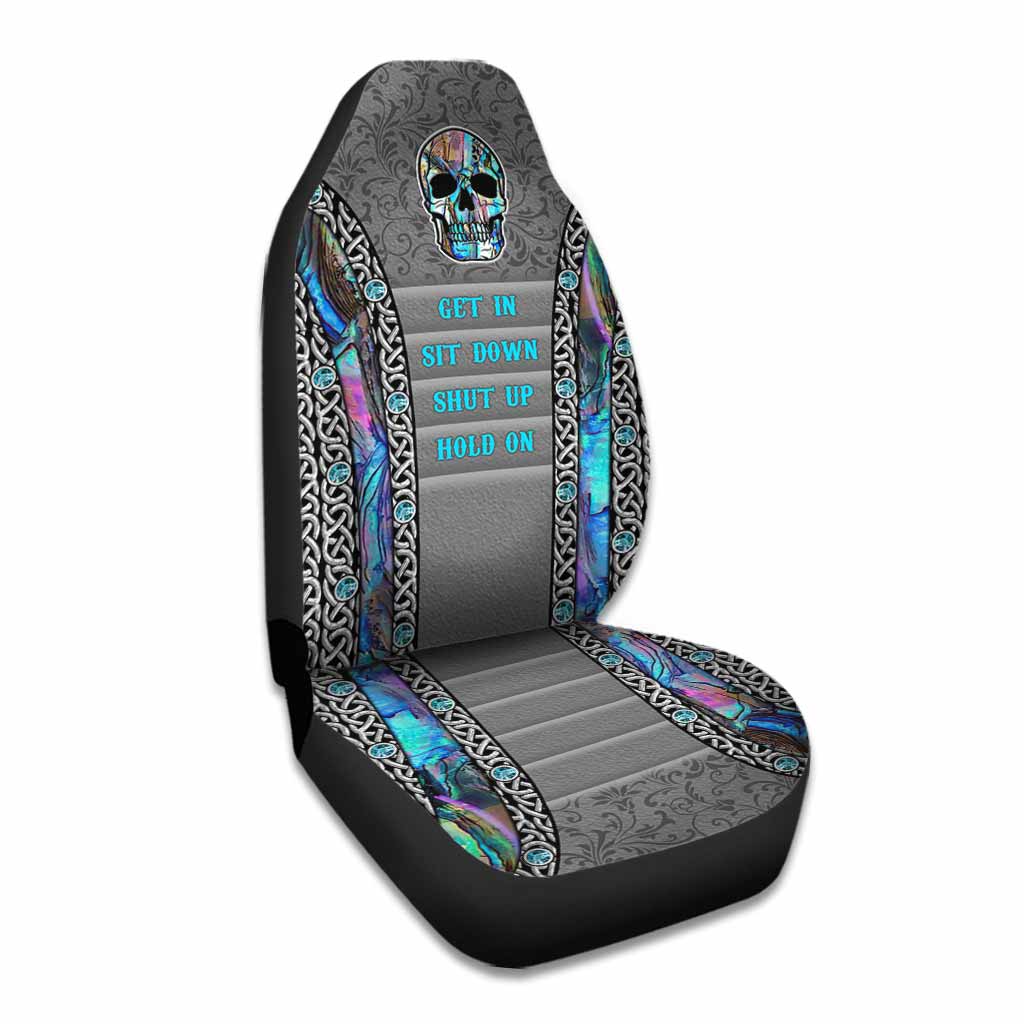 Einsteigen, hinsetzen – Totenkopf-Sitzbezüge mit 3D-Musterdruck