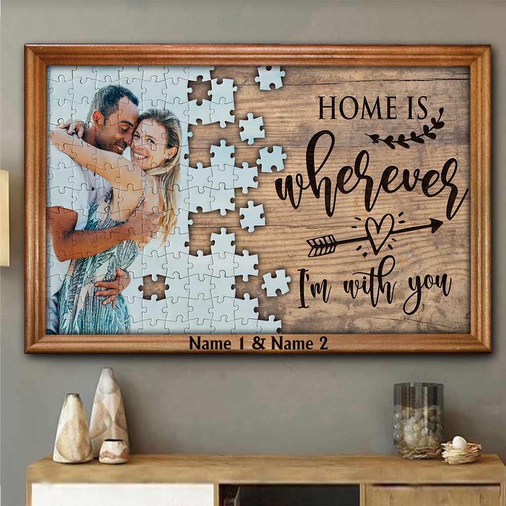 You're My Missing Puzzle - Personalized Couple Poster