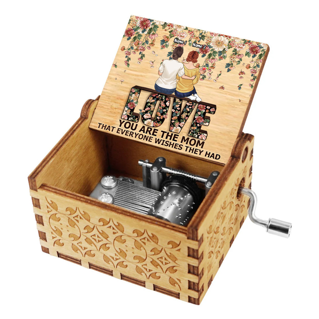 You Are The Mum - Personalized Mother's Day Mother Hand Crank Music Box