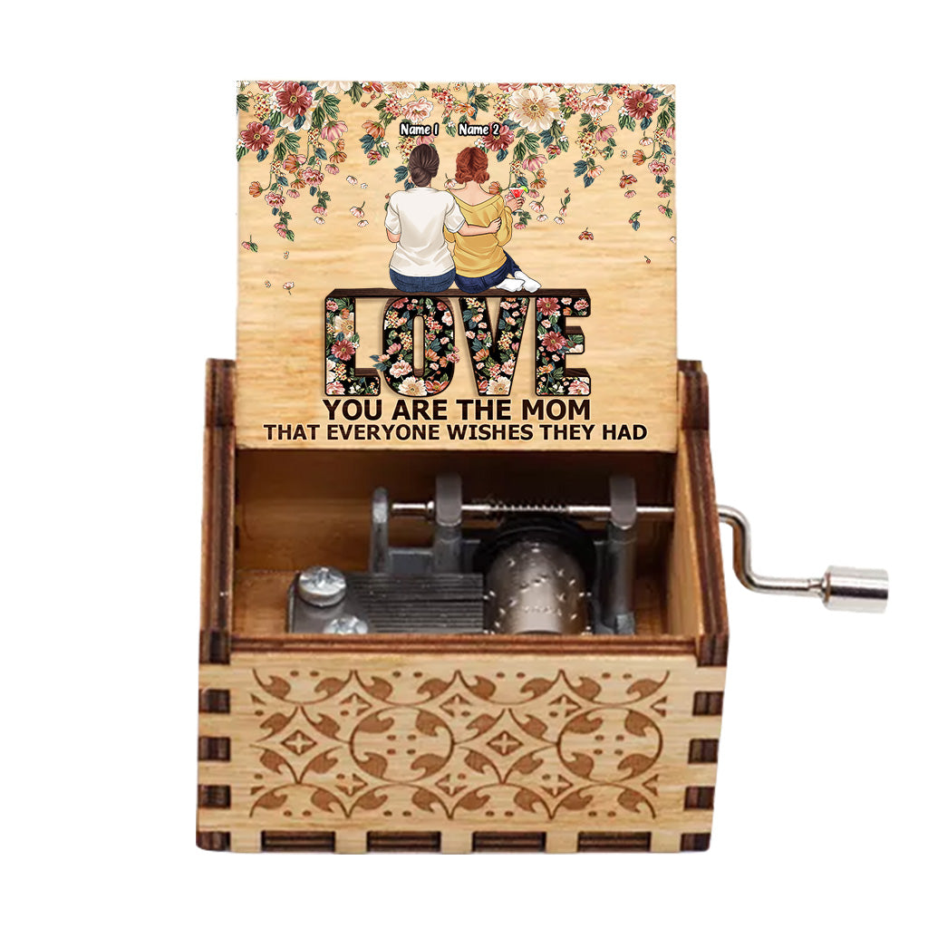 You Are The Mum - Personalized Mother's Day Mother Hand Crank Music Box