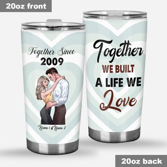 Together Since - Personalized Couple Tumbler