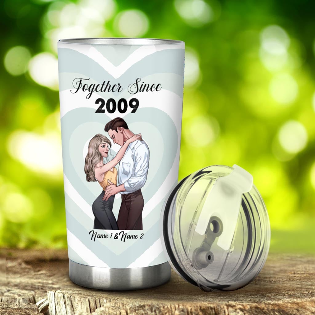 Together Since - Personalized Couple Tumbler