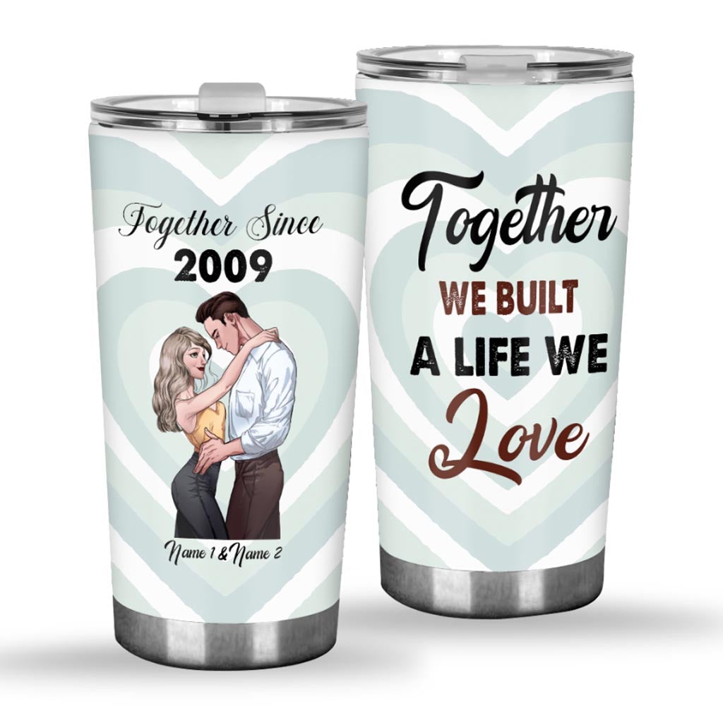 Together Since - Personalized Couple Tumbler
