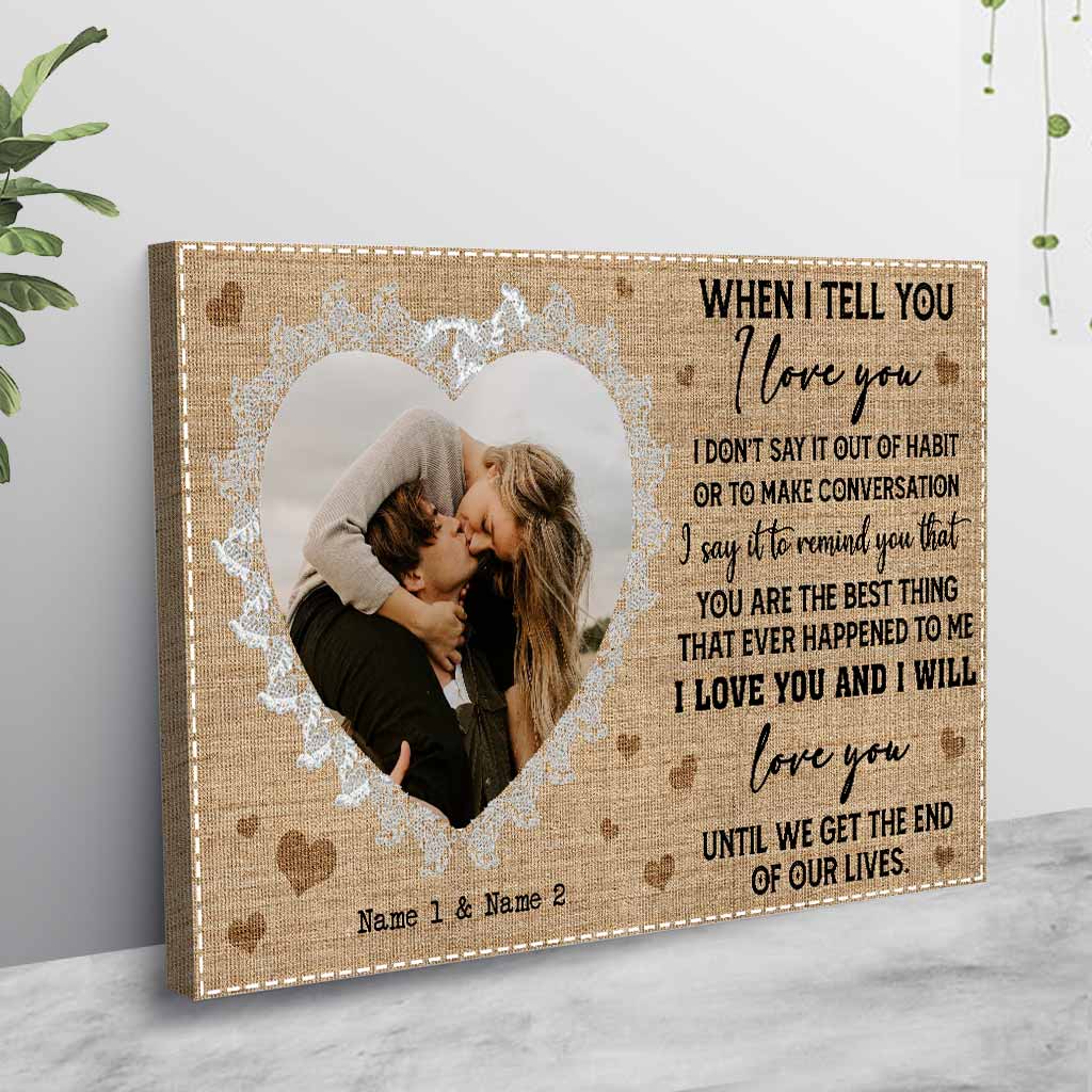 Until We Get The End Of Our Lives - Personalized Couple Poster