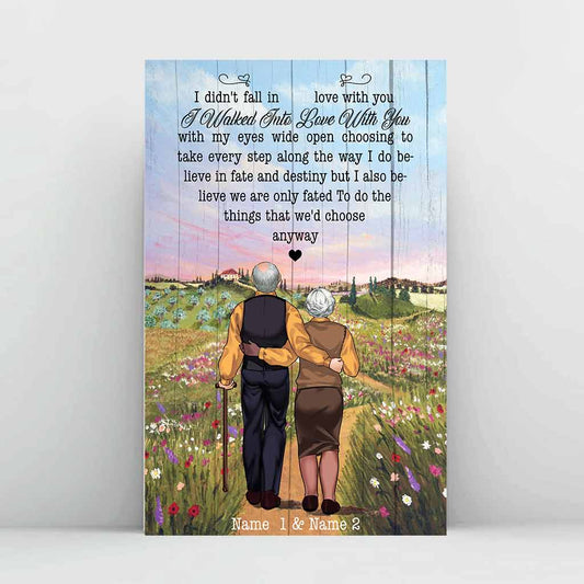I Don't Say It Out Of Habit - Personalized Couple Poster
