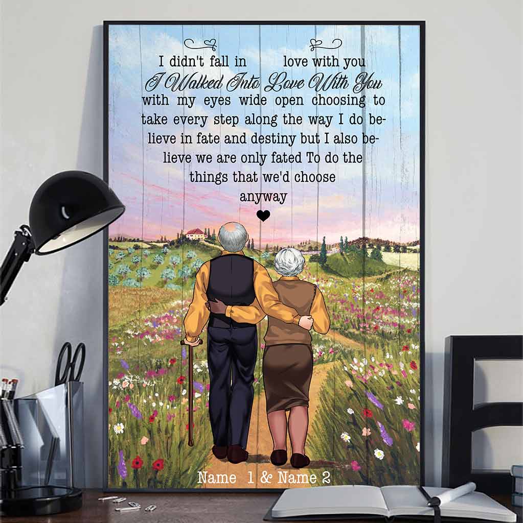 I Don't Say It Out Of Habit - Personalized Couple Poster