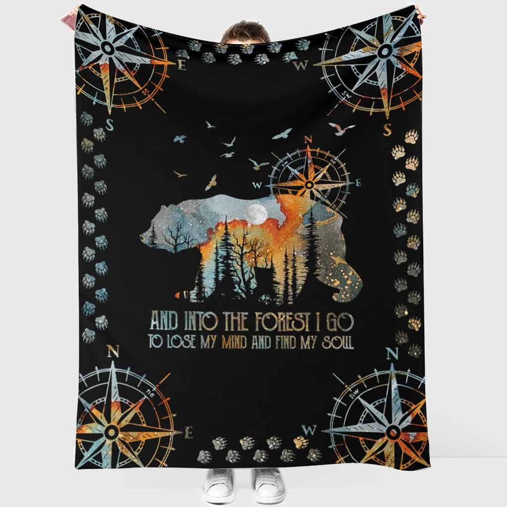 Et je m'enfonce dans la forêt - Couverture de camping