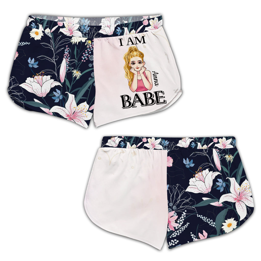 If Lost Return To Babe - Personalized Couple Men Shorts and Women Shorts